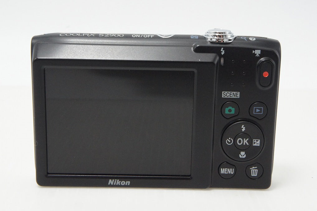美品 Nikon ニコン COOLPIX S2900 コンパクトデジタルカメラ シルバー 260910c