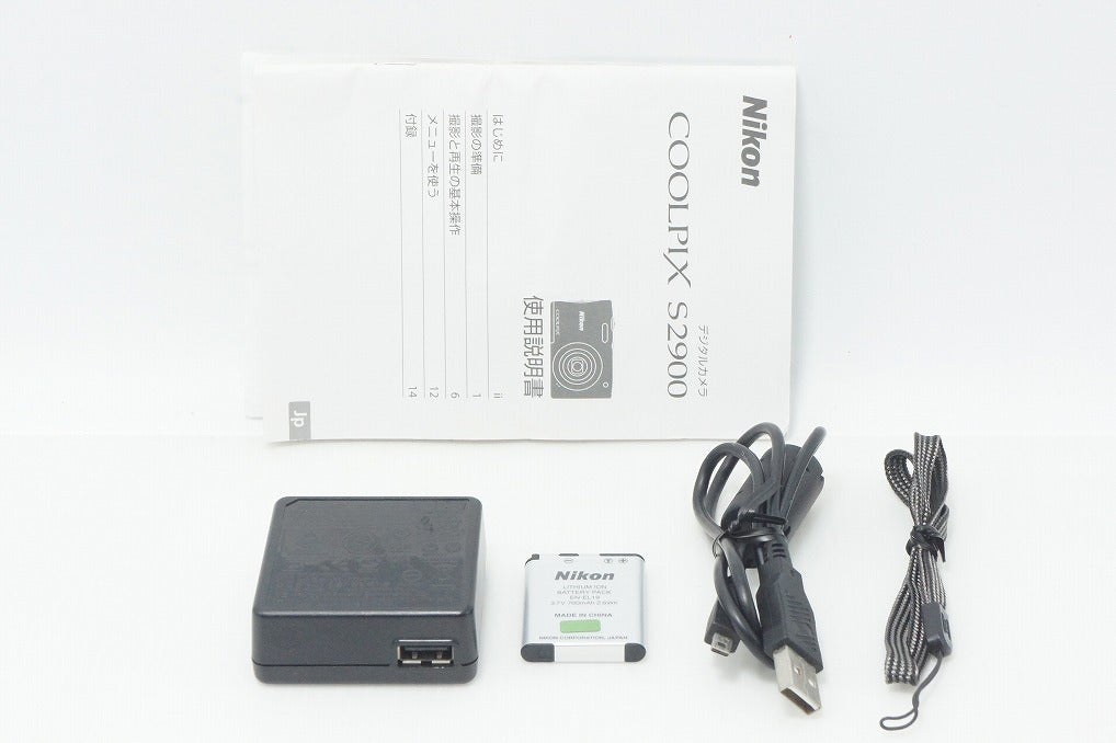 美品 Nikon ニコン COOLPIX S2900 コンパクトデジタルカメラ シルバー 260910c