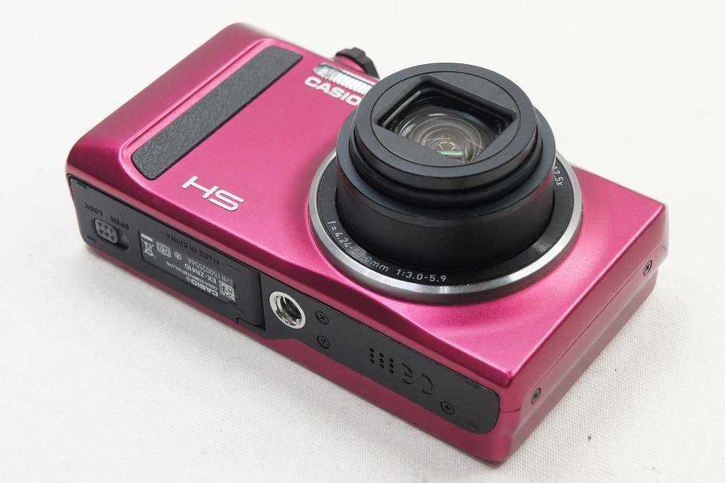 美品 CASIO カシオ EXILIM EX-ZR410 コンパクトデジタルカメラ ピンク 250610a