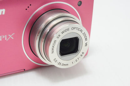 Nikon ニコン COOLPIX S5100 コンパクトデジタルカメラ ホットピンク 元箱付 260910e