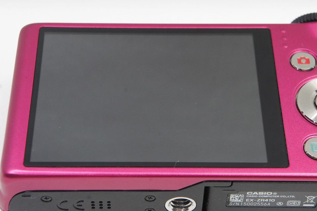 美品 CASIO カシオ EXILIM EX-ZR410 コンパクトデジタルカメラ ピンク 250610a