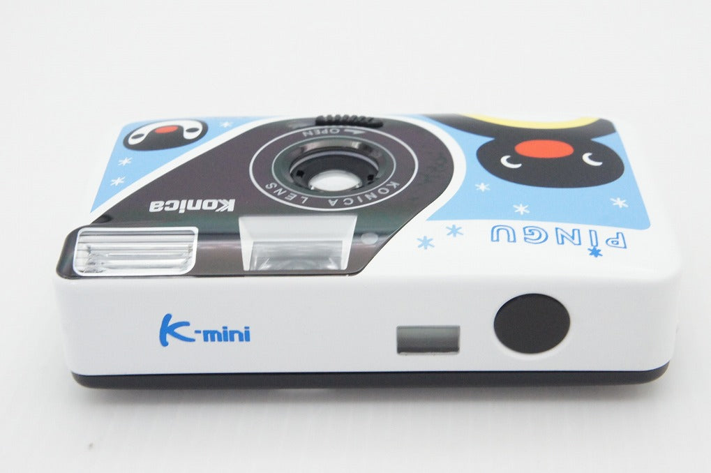 Konica コニカ K-mini PINGU ピングー 35mmコンパクトフィルムカメラ ケース付 251218z
