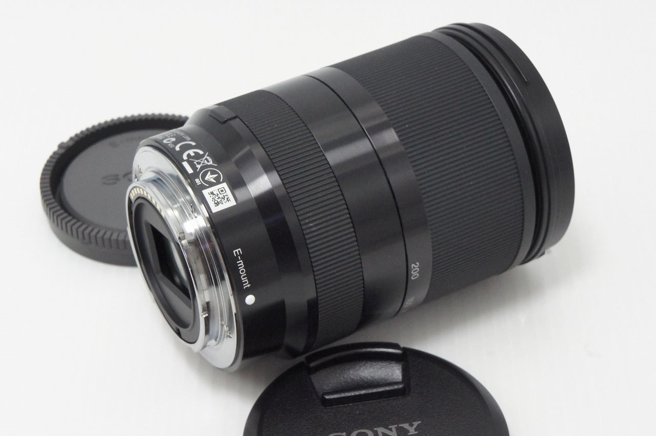 美品 SONY ソニー E 18-200mm F3.5-6.3 OSS LE SEL18200LE Eマウント APS-C ズームレンズ フード 元箱付 260527cb