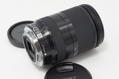 美品 SONY ソニー E 18-200mm F3.5-6.3 OSS LE SEL18200LE Eマウント APS-C ズームレンズ フード 元箱付 260527cb