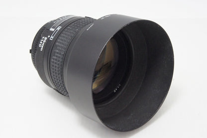 美品 Nikon ニコン AI AF NIKKOR 85mm F1.4D IF 単焦点レンズ 純正メタルフード付 260402p