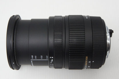 良品 SIGMA シグマ 17-70mm F2.8-4 DC MACRO OS HSM PENTAX ペンタックス Kマウント ズームレンズ フード付 260402z