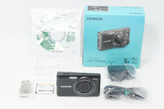 美品 FUJIFILM 富士フイルム FinePix JX700 コンパクトデジタルカメラ ブラック 元箱付 260910f