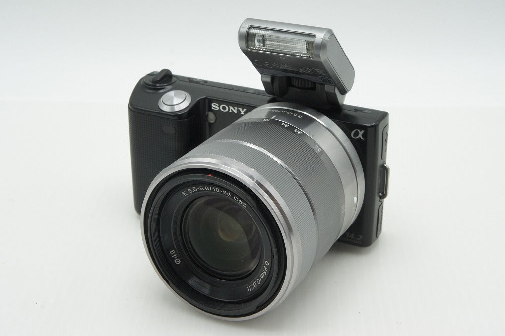 SONY ソニー α NEX-5K ズームレンズキット (E 18-55mm F3.5-5.6 OSS) ミラーレス一眼カメラ ブラック 260226g