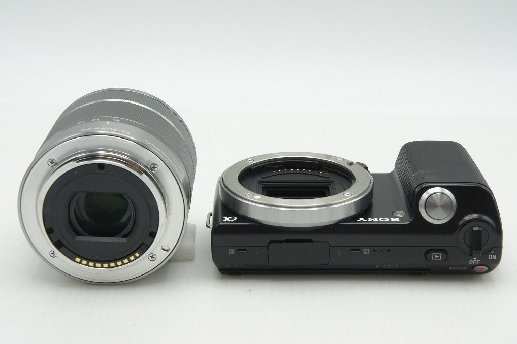 SONY ソニー α NEX-5K ズームレンズキット (E 18-55mm F3.5-5.6 OSS) ミラーレス一眼カメラ ブラック 260226g
