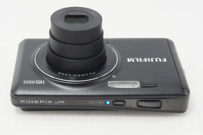 美品 FUJIFILM 富士フイルム FinePix JX700 コンパクトデジタルカメラ ブラック 元箱付 260910f