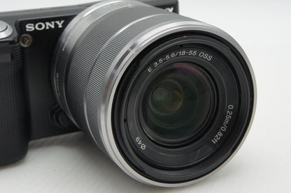 SONY ソニー α NEX-5K ズームレンズキット (E 18-55mm F3.5-5.6 OSS) ミラーレス一眼カメラ ブラック 260226g