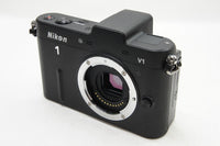 美品 Nikon ニコン 1 V1 ボディ ミラーレス一眼カメラ ブラック 元箱 カメラジャケット付 240315n