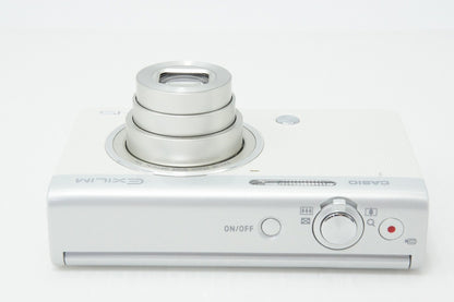 美品 CASIO カシオ EXILIM EX-ZR60 コンパクトデジタルカメラ ホワイト 260403h