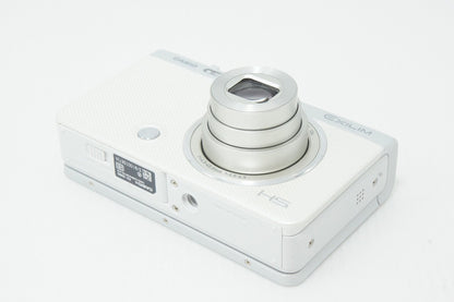 美品 CASIO カシオ EXILIM EX-ZR60 コンパクトデジタルカメラ ホワイト 260403h