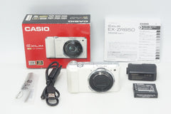 良品 CASIO カシオ EXILIM EX-ZR850 コンパクトデジタルカメラ ホワイト 元箱付 260910n