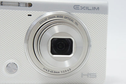 美品 CASIO カシオ EXILIM EX-ZR60 コンパクトデジタルカメラ ホワイト 260403h