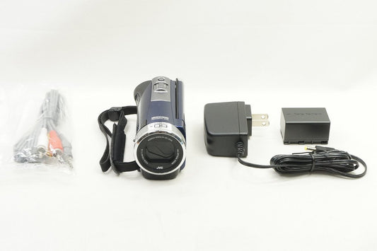 訳あり品 JVC ケンウッド Everio GZ-E700 デジタルビデオカメラ ブルー 250615d