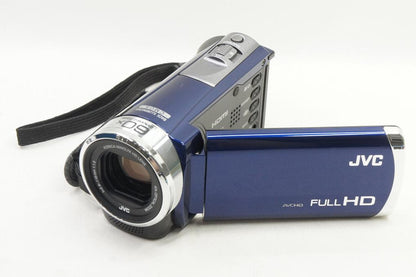 訳あり品 JVC ケンウッド Everio GZ-E700 デジタルビデオカメラ ブルー 250615d