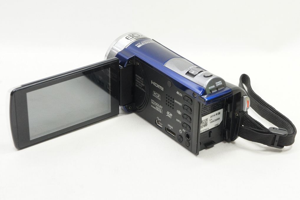 訳あり品 JVC ケンウッド Everio GZ-E700 デジタルビデオカメラ ブルー 250615d