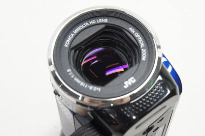 訳あり品 JVC ケンウッド Everio GZ-E700 デジタルビデオカメラ ブルー 250615d