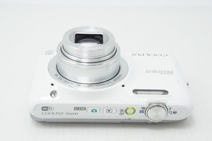 Nikon ニコン COOLPIX S6600 コンパクトデジタルカメラ ナチュラルホワイト 260403f