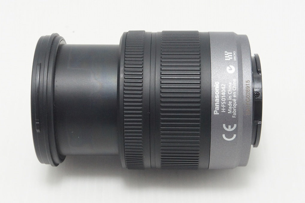 美品 Panasonic パナソニック LUMIX G VARIO 14-42mm F3.5-5.6 ASPH. MEGA O.I.S H-FS014042 マイクロフォーサーズ ズームレンズ 260911q
