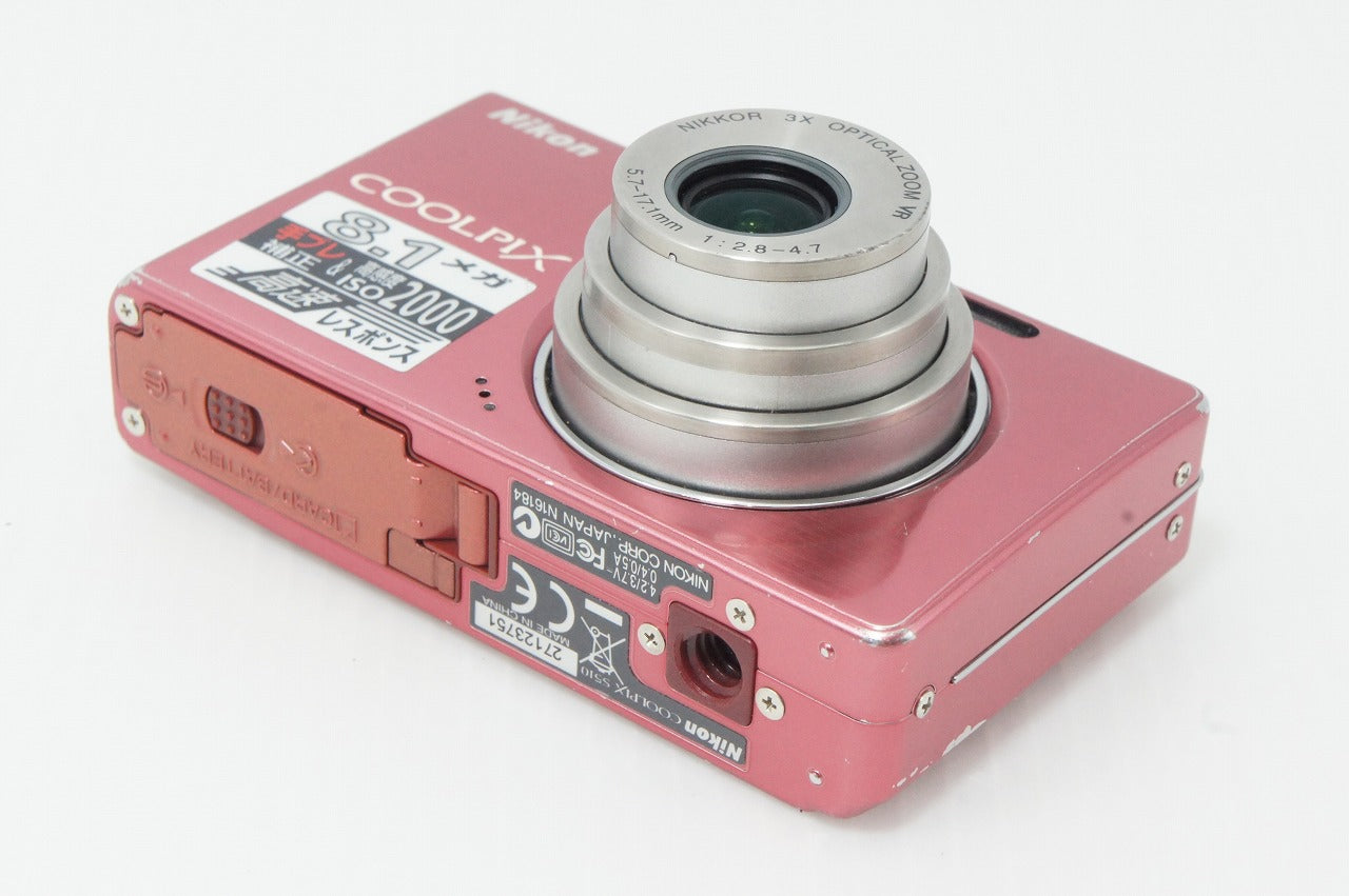 Nikon COOLPIX S510 デジタルカメラ ラズベリーレッド Nikon ニコン COOLPIX S510 コンパクトデジタルカメラ ラズベリー