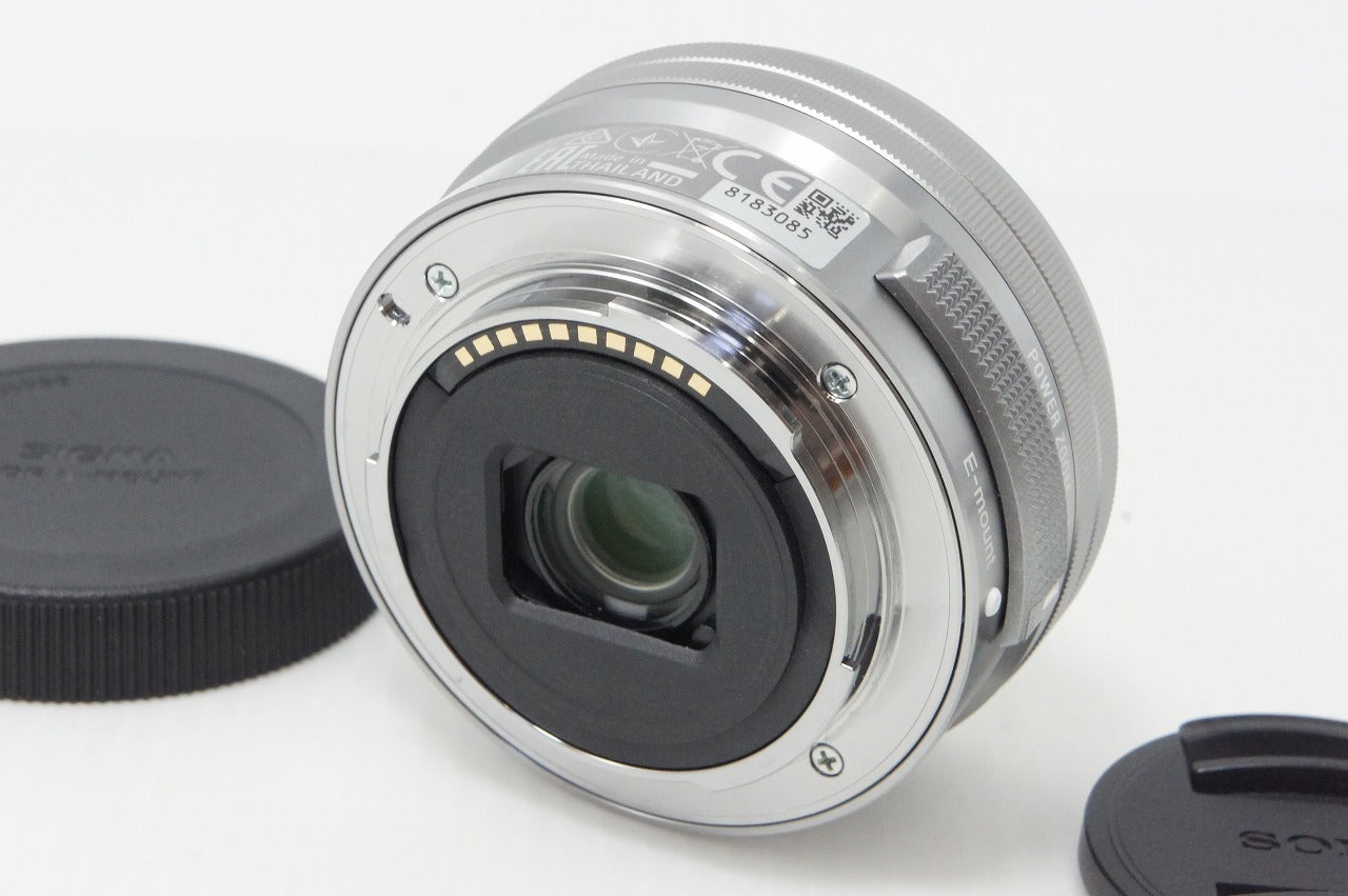 良品 SONY ソニー E PZ 16-50mm F3.5-5.6 OSS SELP1650 シルバー Eマウント APS-C ズームレンズ 260529g