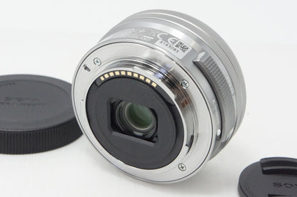 良品 SONY ソニー E PZ 16-50mm F3.5-5.6 OSS SELP1650 シルバー Eマウント APS-C ズームレンズ 260529g