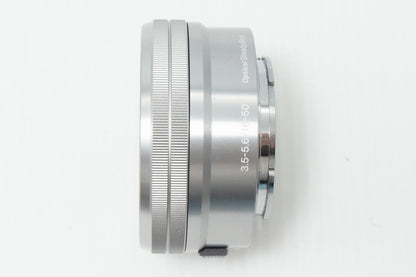 良品 SONY ソニー E PZ 16-50mm F3.5-5.6 OSS SELP1650 シルバー Eマウント APS-C ズームレンズ 260529g