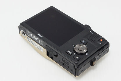 良品 Nikon ニコン COOLPIX S8100 コンパクトデジタルカメラ プレシャスゴールド 元箱付 260403v