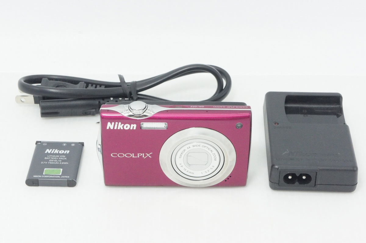 美品 Nikon ニコン COOLPIX S4000 コンパクトデジタルカメラ ルビーレッド 260916e
