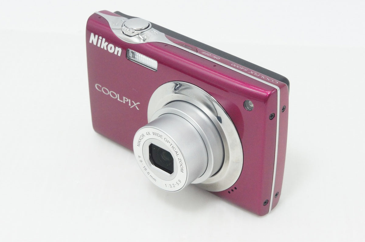 美品 Nikon ニコン COOLPIX S4000 コンパクトデジタルカメラ ルビーレッド 260916e