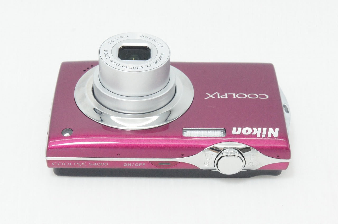 美品 Nikon ニコン COOLPIX S4000 コンパクトデジタルカメラ ルビー