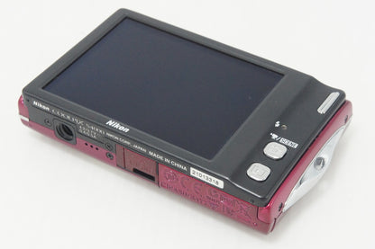 美品 Nikon ニコン COOLPIX S4000 コンパクトデジタルカメラ ルビーレッド 260916e