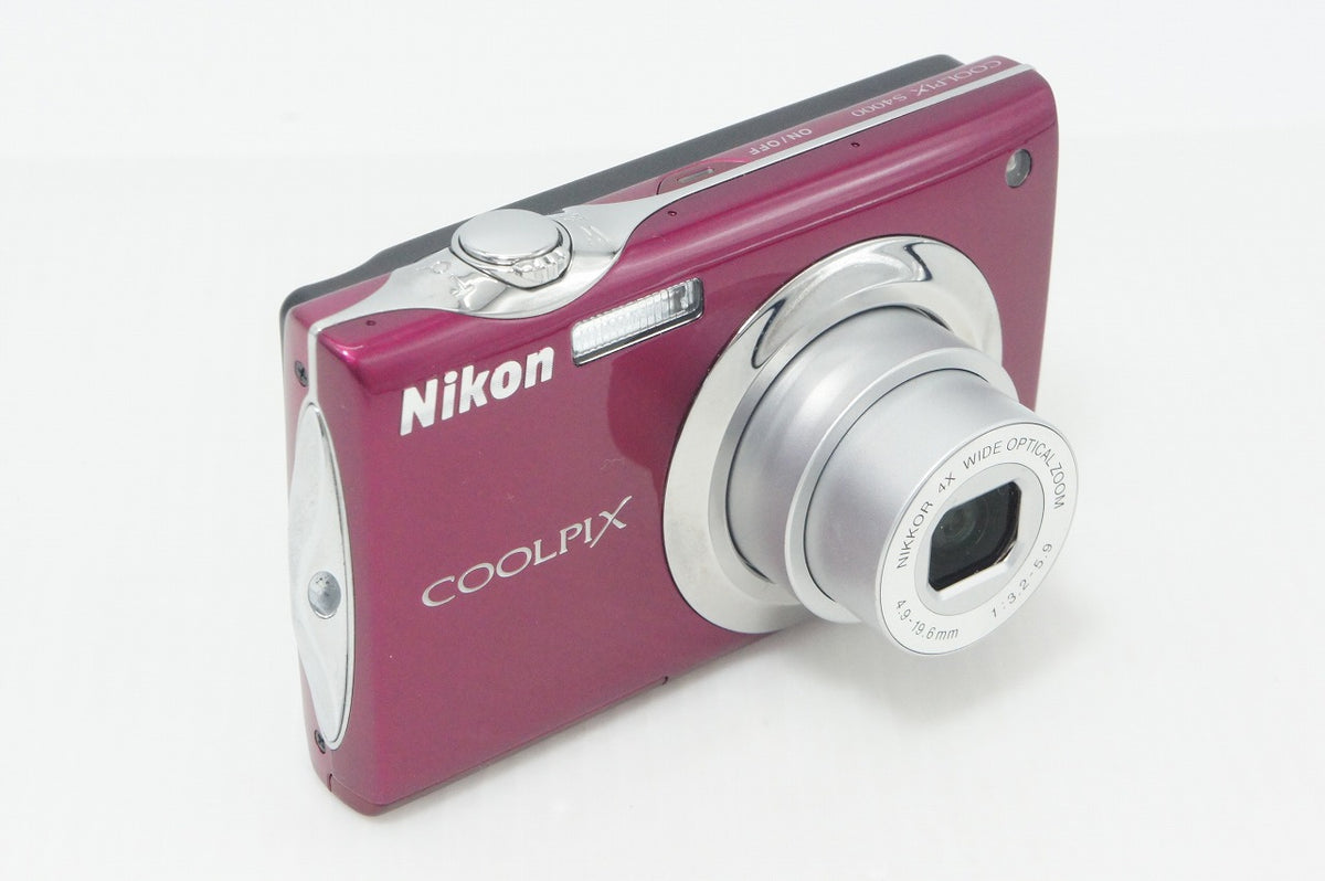 美品 Nikon ニコン COOLPIX S4000 コンパクトデジタルカメラ ルビーレッド 260916e