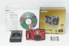 FUJIFILM フジフィルム FinePix F550 EXR コンパクトデジタルカメラ レッド 元箱付 260916d