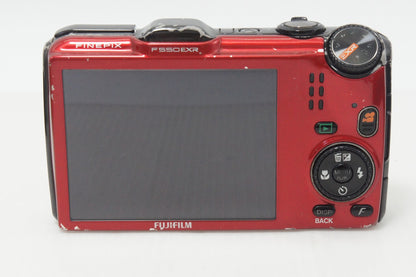 FUJIFILM フジフィルム FinePix F550 EXR コンパクトデジタルカメラ レッド 元箱付 260916d
