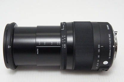 SIGMA シグマ 18-200mm F3.5-6.3 DC MACRO HSM Contemporary PENTAX ペンタックス Kマウント 元箱付 260402c