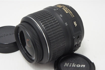 良品 Nikon ニコン AF-S DX NIKKOR 18-55mm F3.5-5.6G VR APS-C ズームレンズ 260603as