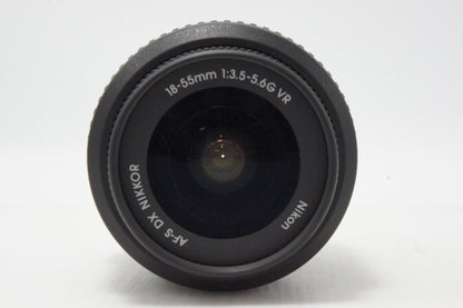 良品 Nikon ニコン AF-S DX NIKKOR 18-55mm F3.5-5.6G VR APS-C ズームレンズ 260603as