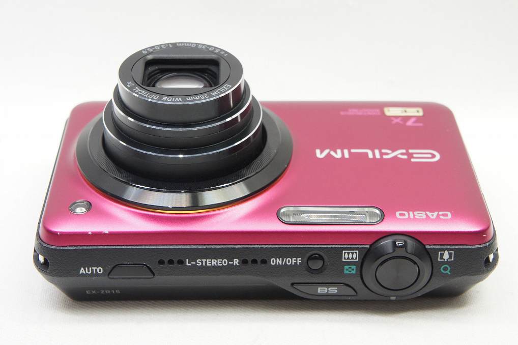 CASIO カシオ EXILIM EX-ZR15 コンパクトデジタルカメラ レッド 元箱付 250614j