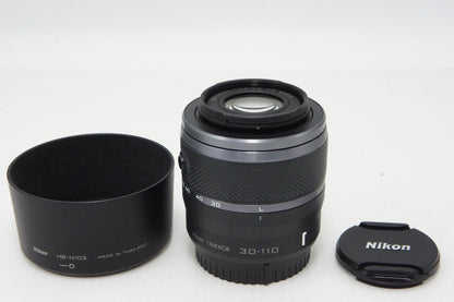 Nikon ニコン 1 NIKKOR VR 30-110mm F3.8-5.6 ズームレンズ ブラック 260403ai