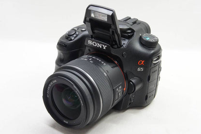 良品 SONY ソニー α65 ボディ + DT 18-55mm レンズキット SLT-A65VK デジタル一眼カメラ 250608g