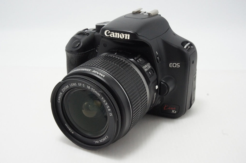 Canon キヤノン EOS Kiss X2 レンズキット (EF-S 18-55mm F3.5-5.6 IS) デジタル一眼レフカメラ 260527bz