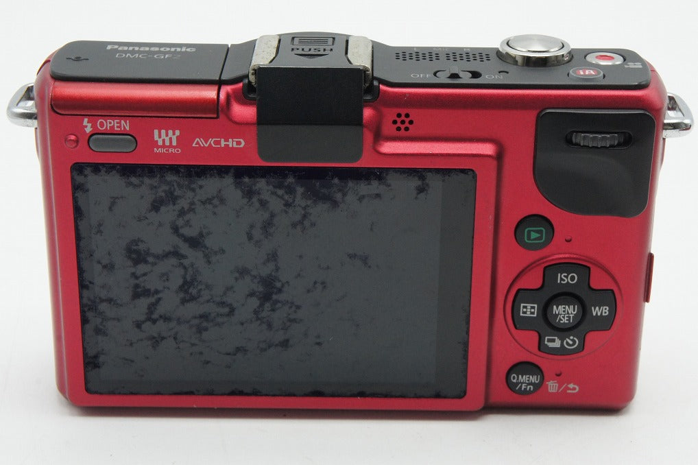 良品 Panasonic パナソニック LUMIX DMC-GF2 ボディ ミラーレス一眼カメラ ファインレッド 251220c