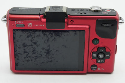 良品 Panasonic パナソニック LUMIX DMC-GF2 ボディ ミラーレス一眼カメラ ファインレッド 251220c