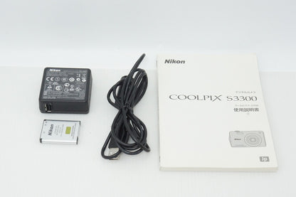 Nikon ニコン COOLPIX S3300 コンパクトデジタルカメラ スイートゴールド 260403ak