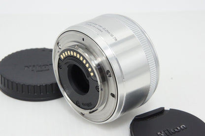Nikon 1 NIKKOR 18.5mm F1.8 Prime Lens Silver With Original Box 260403ah