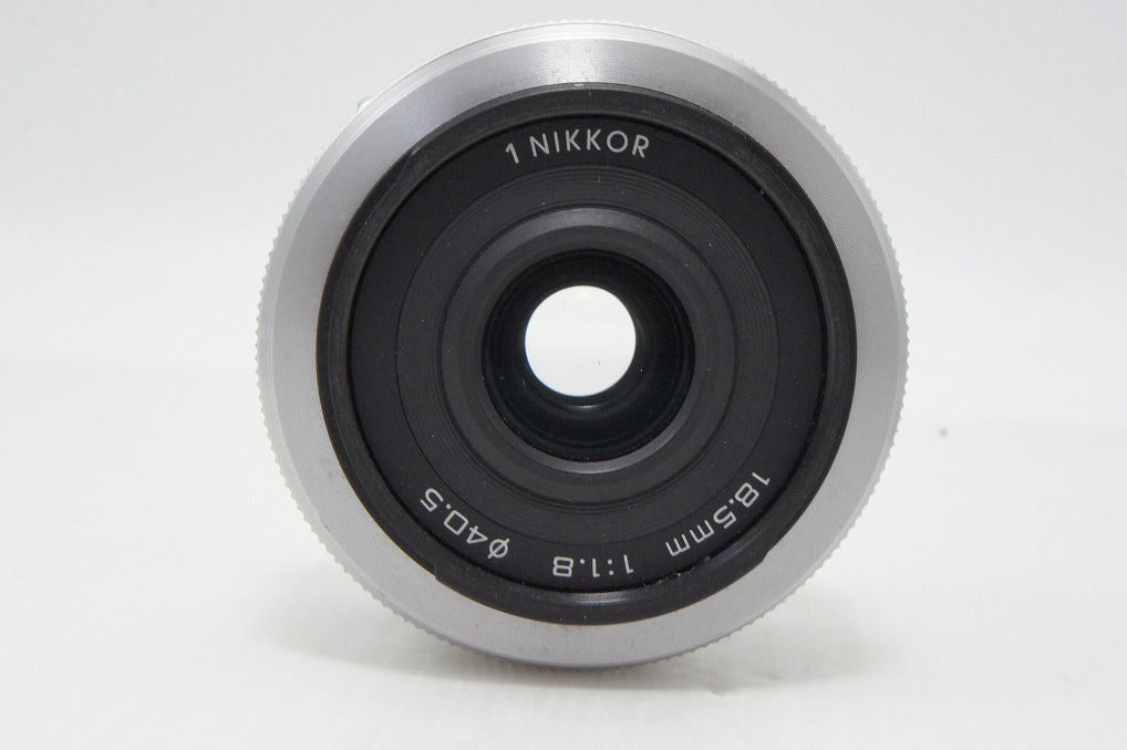 Nikon 1 NIKKOR 18.5mm F1.8 Prime Lens Silver With Original Box 260403ah